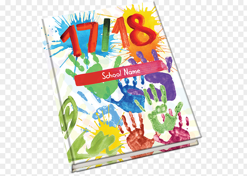 School Yearbook Graphic Design Fingerpaint PNG