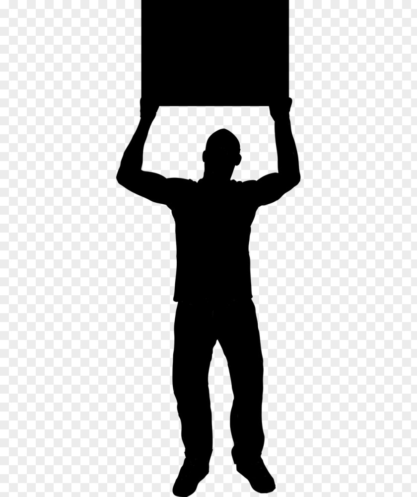 Standing Activism Protest Silhouette PNG