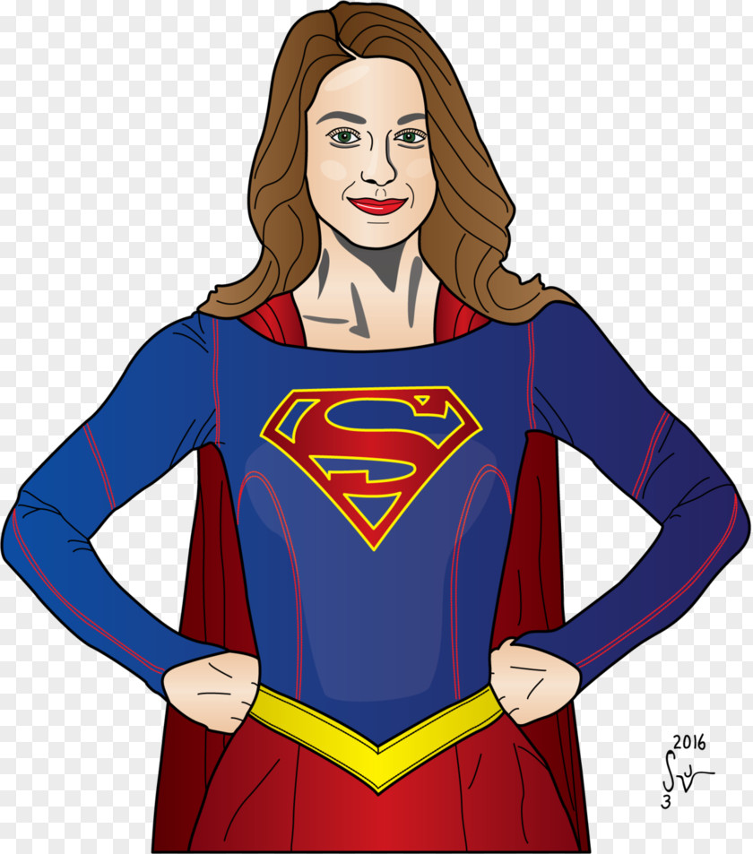 Supergirl Melissa Benoist Superman Television Show Drawing PNG