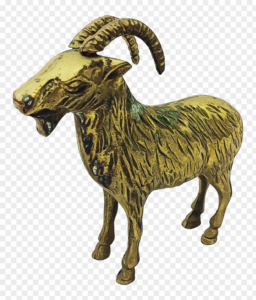 Argali Brass Figurine Bronze Sheep PNG