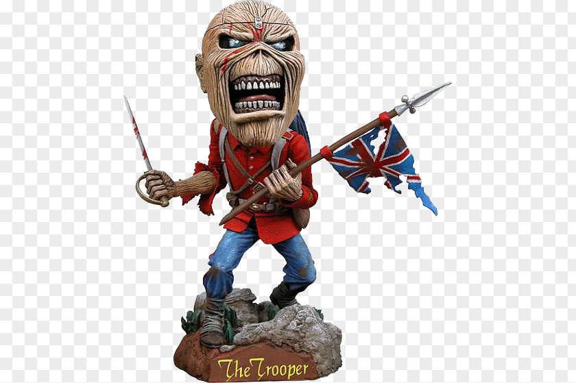 Iron Maiden Eddie The Trooper (Live Long Beach Arena) Action & Toy Figures National Entertainment Collectibles Association PNG