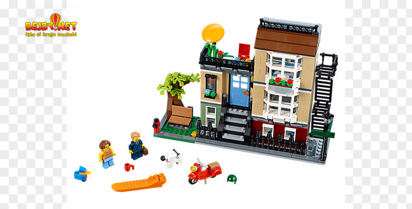 Lego Creator LEGO 31065 Park Street Townhouse Toy City PNG