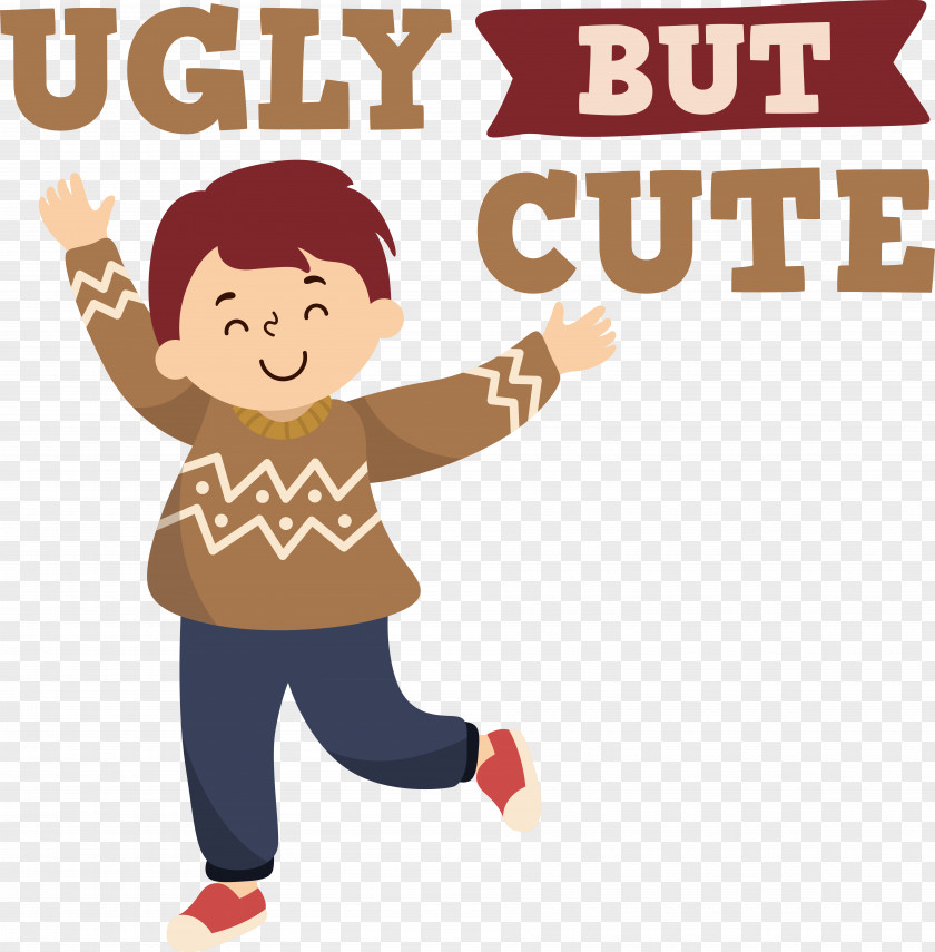 Ugly Sweater Cute Sweater Ugly Sweater Party Winter Christmas PNG