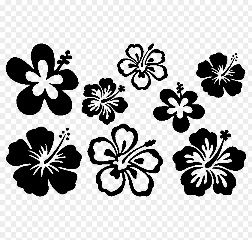 Car Sticker Flower Decal Hibiscus PNG