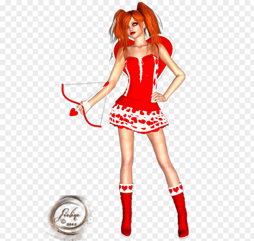CUPIDO Costume Cheerleading Uniforms Character PNG