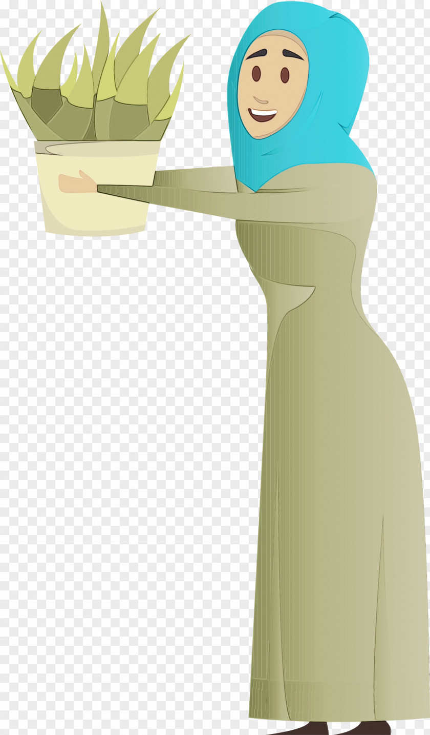 Cartoon Green Arm Finger Hand PNG