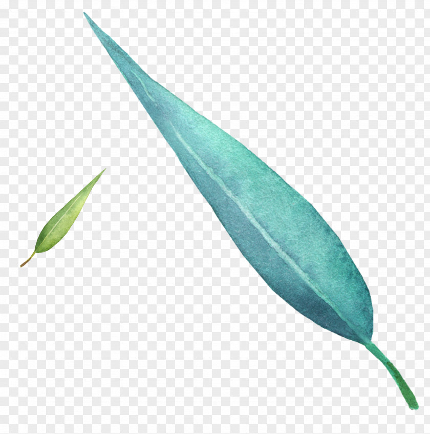 Hand-painted Bamboo Leaves Leaf PNG