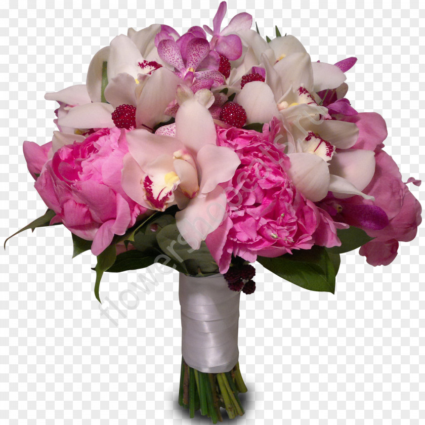 Pion Flower Bouquet Peony Wedding Garden Roses PNG