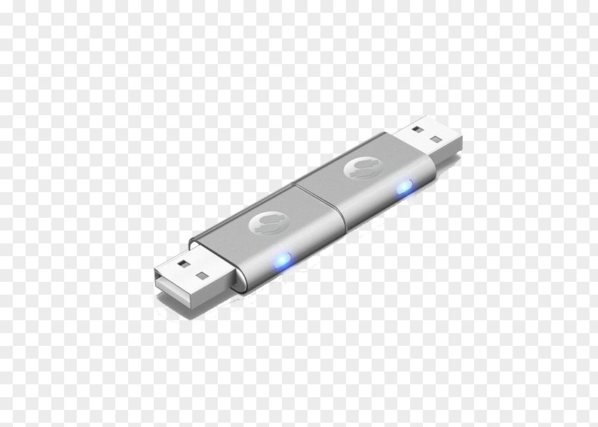 Silver USB Flash Drive Computer Hardware File Transfer Mobile Device PNG