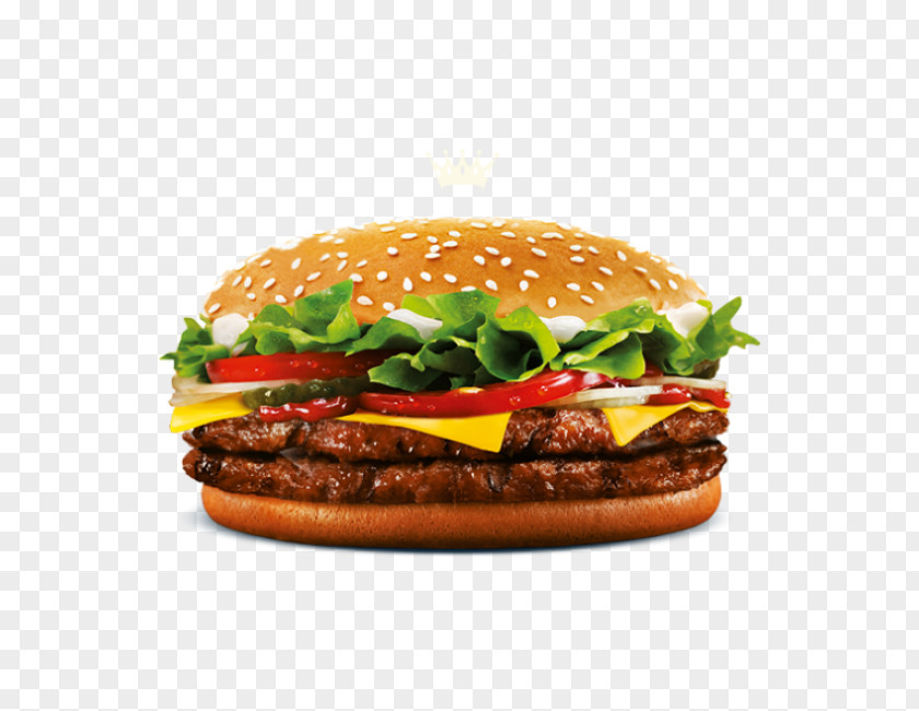 Burger King Whopper Hamburger Cheeseburger Fast Food Pickled Cucumber PNG