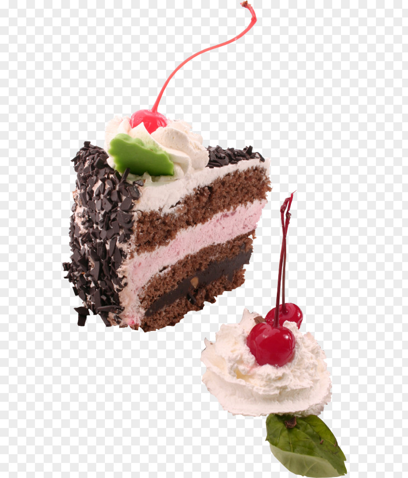 Chocolate Cake Torte Fruitcake Black Forest Gateau Ice Cream PNG