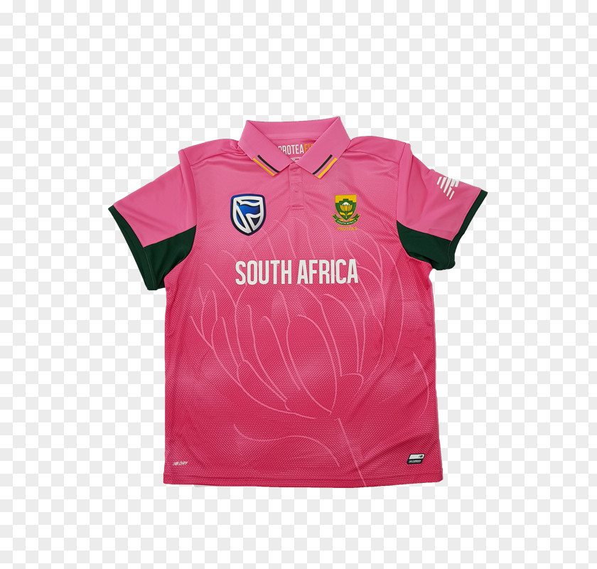 Cricket Jersey T-shirt South Africa National Team Clothing Uniform PNG