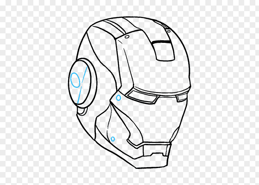 Iron Man Face The YouTube Drawing Sketch PNG