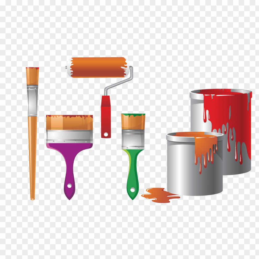 Painting Roller The Home Depot 5 Gal. Homer Bucket Paint Vector Graphics Gallon PNG