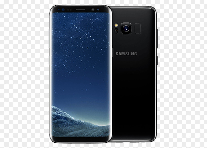 Samsung Galaxy S8 Android Midnight Black 4G PNG
