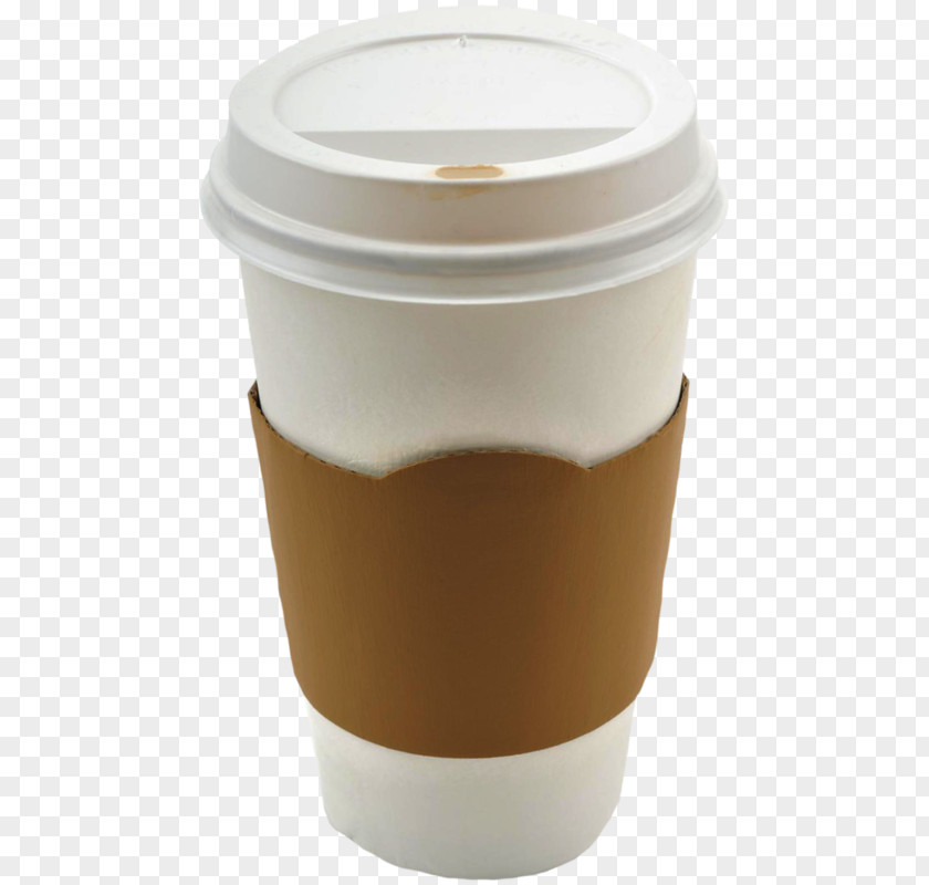 Takeaway Coffee Cup Sleeve Lid Mug PNG