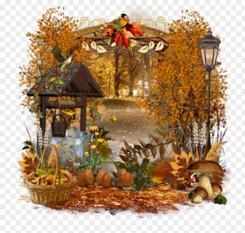 Autumn Drawing Landscape Painting PNG