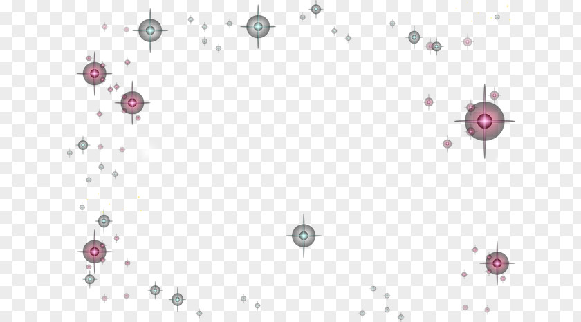 Cool Star Purple Game Pattern PNG