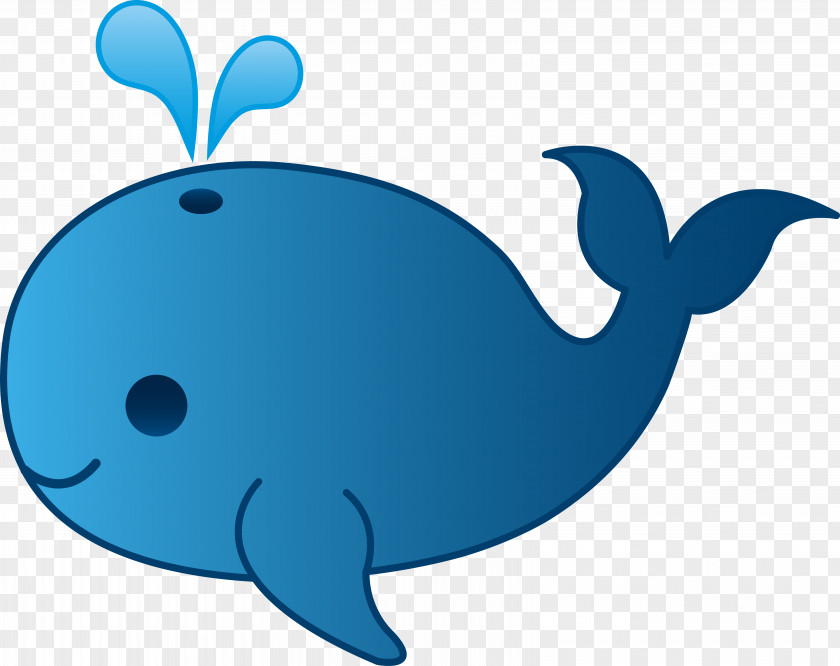 Cute Whale Clipart Blue Killer Clip Art PNG