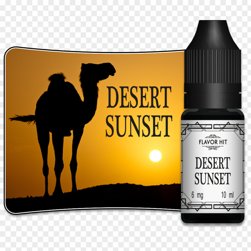 Desert Sunset Electronic Cigarette Aerosol And Liquid Flavor Juice PNG