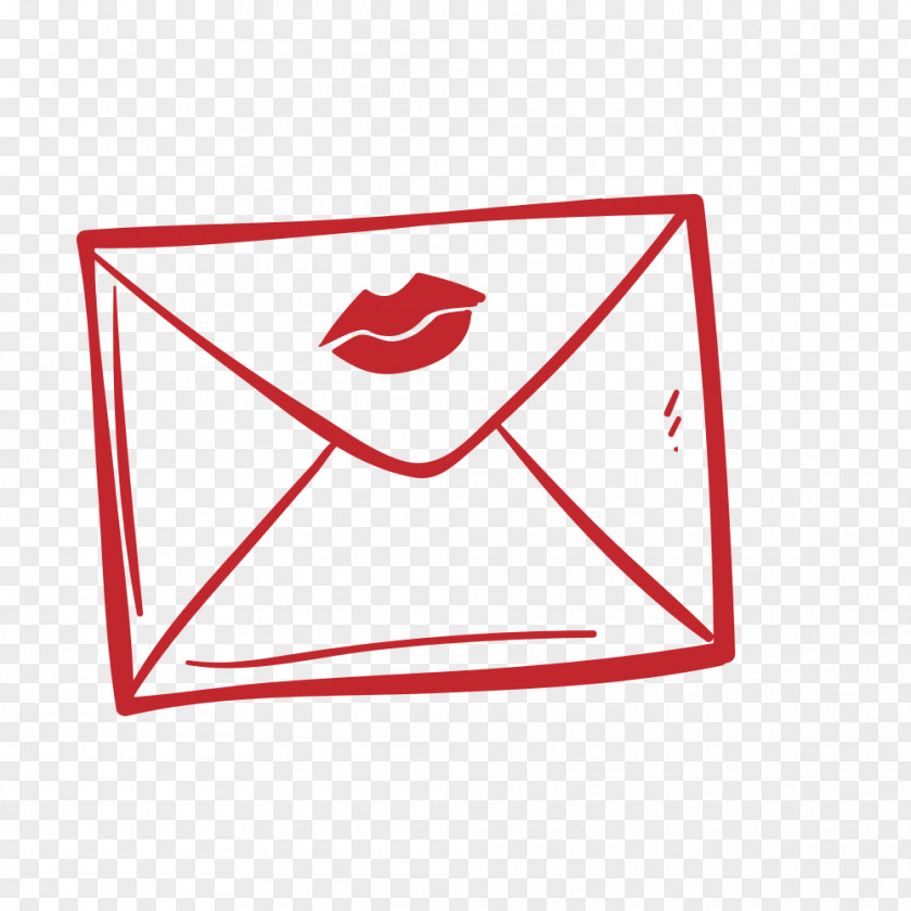 Heart-shaped Envelope Email Symbol Icon PNG