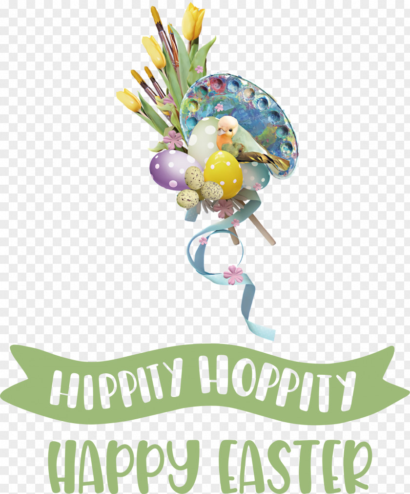 Hippity Hoppity Happy Easter PNG