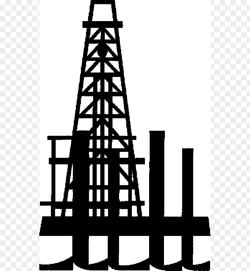 Natural Gas Clipart Oil Platform Well Derrick Clip Art PNG