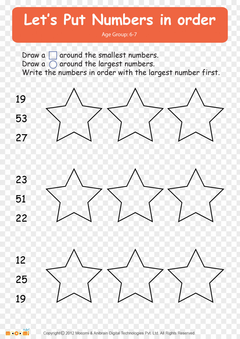 Sequence Of Numbers Pre-school Worksheet Child Kindergarten Teacher PNG