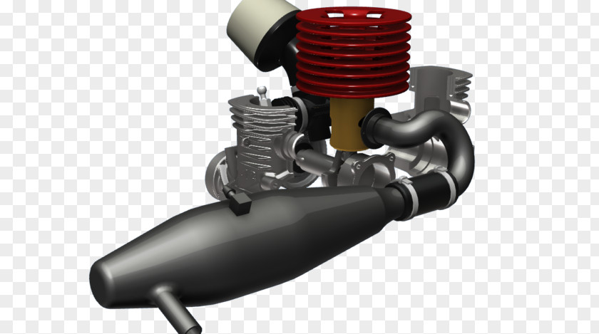 V8 Engine Steam Car External Combustion Machine PNG
