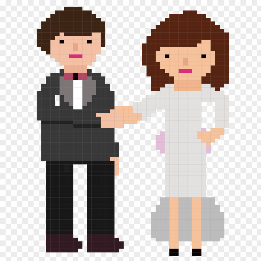 Vector Wedding Euclidean Pixel Art Clip PNG