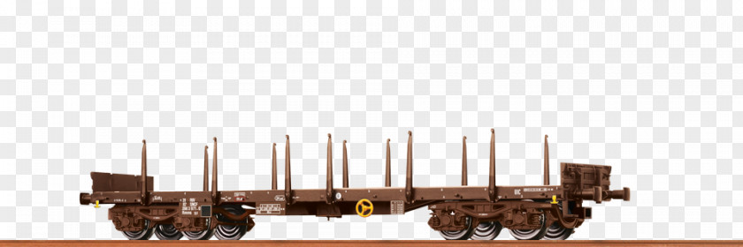 BRAWA Goods Wagon HO Scale Rail Transport Modelling Flatcar PNG