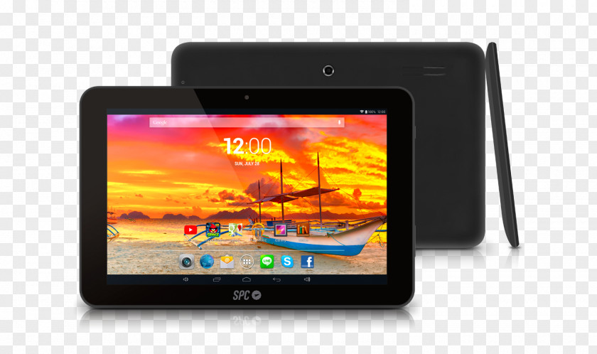 Android SPC Tablet 10.1 Inches Dark Glow Octa Core 1.8 IPS Spc Tablet- Multi-core Processor Computer PNG