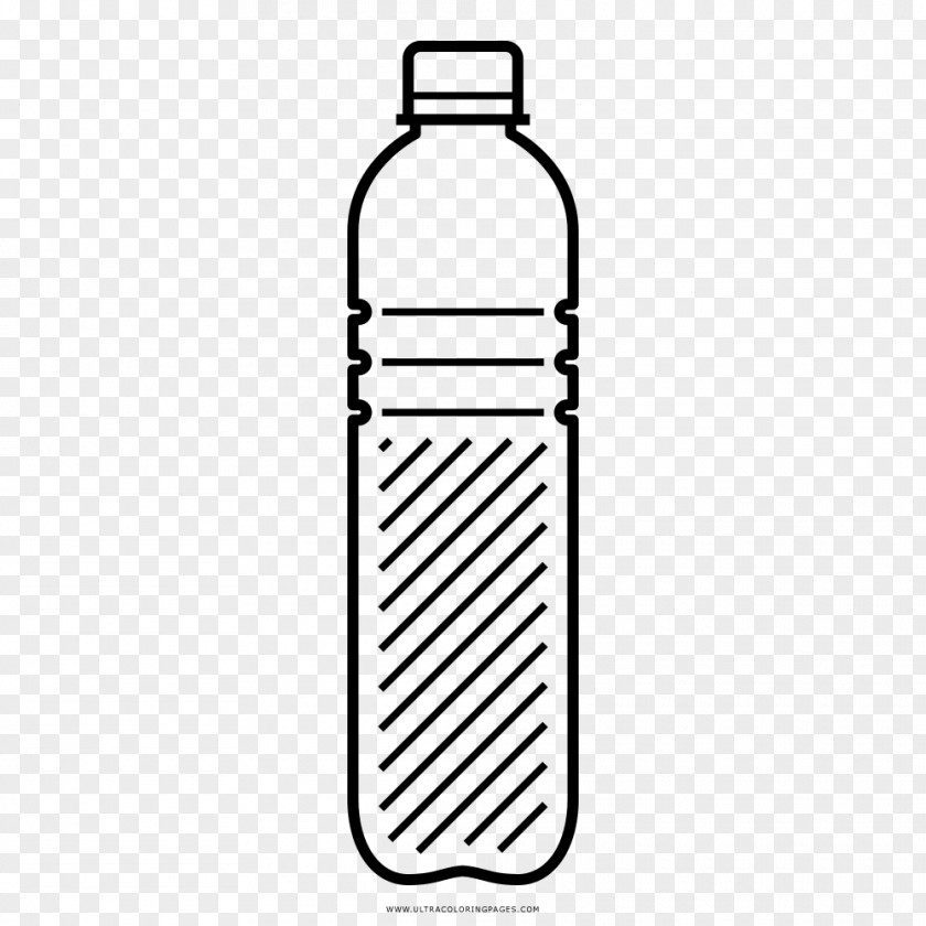 Bottle Water Bottles Plastic Coloring Book PNG