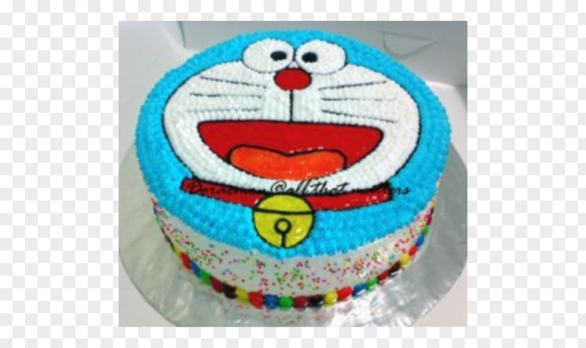 Doraemon Birthday Cake Bakery Black Forest Gateau Cream PNG