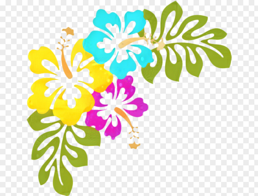 Floral Design Rosemallows Clip Art Cut Flowers PNG