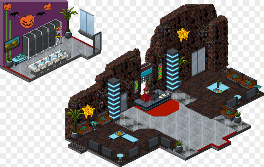 Habbo House Game Room Sulake Fansite PNG