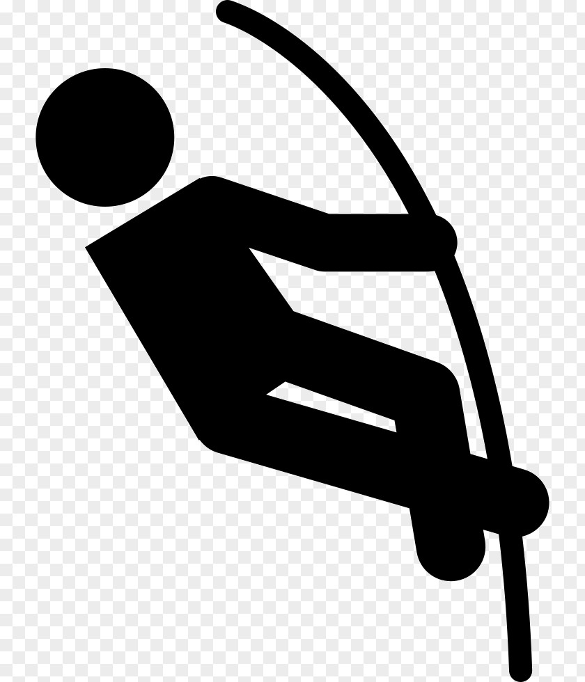 Silhouette Individual Sport Jumping Clip Art PNG