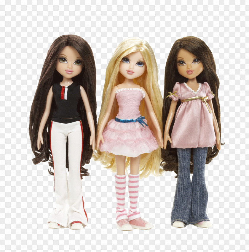 Three Dolls Momoko Doll Moxie Girlz Barbie Bratz PNG