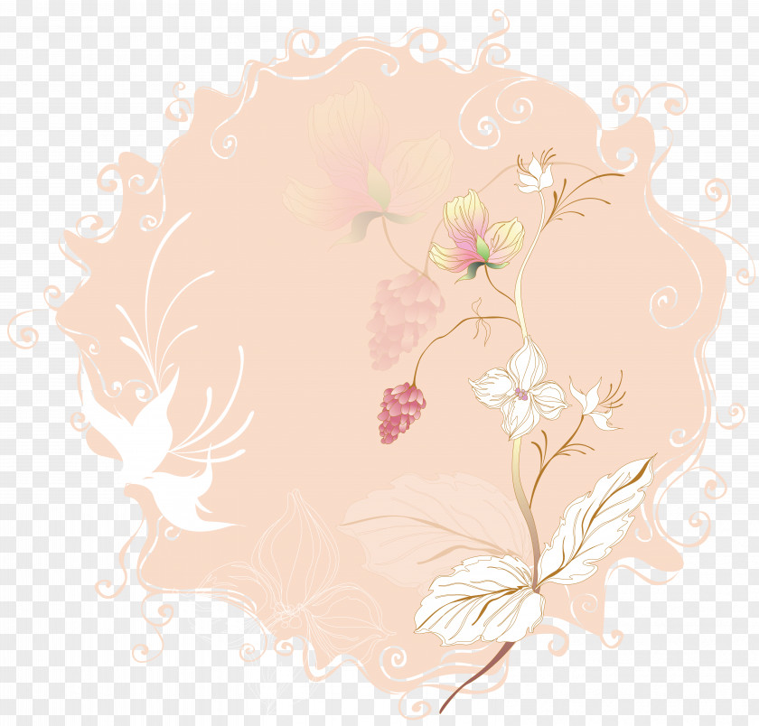Bestie Flower Clip Art PNG