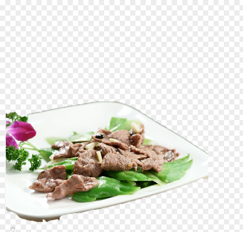 Bitter Melon Fried Beef Chow Fun Meat PNG