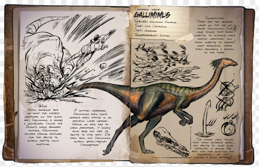 Dinosaur Gallimimus ARK: Survival Evolved Titanosaurus Xbox One PNG