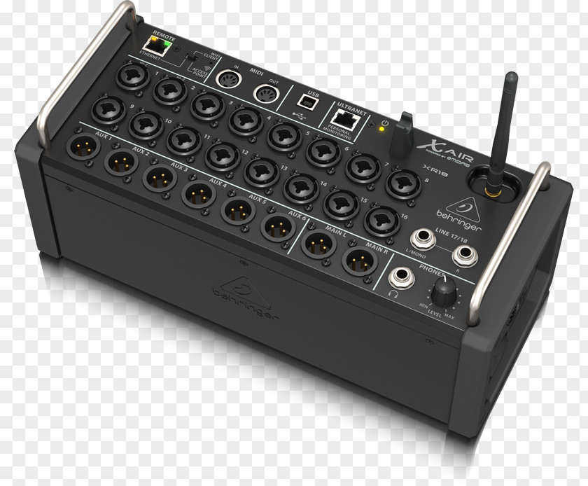 Ipad Behringer X Air XR18 Audio Mixers Digital Mixing Console BEHRINGER X32 PNG