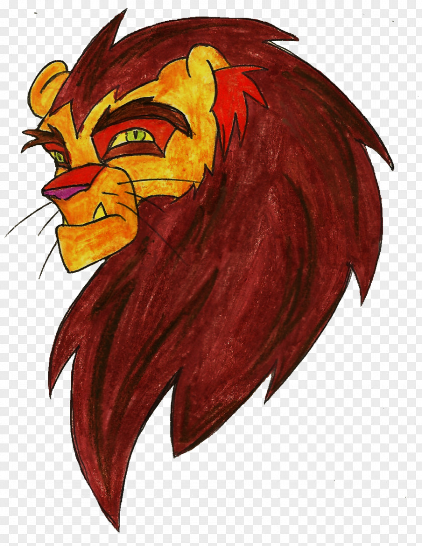 Lion Face Chicken Bird Rooster Legendary Creature Phasianidae PNG
