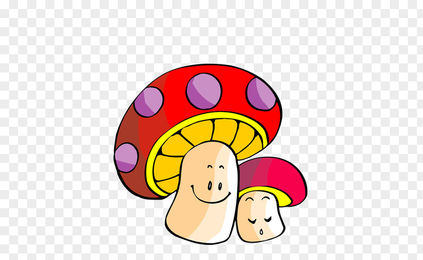 Mushroom Cartoon Animation PNG