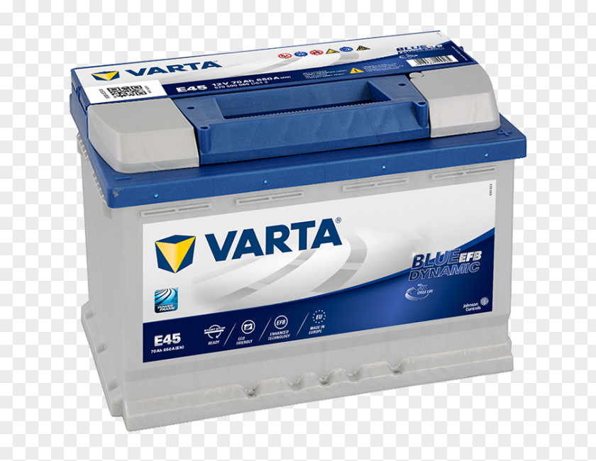 Start Stop Car VARTA Automotive Battery Electric Rechargeable PNG