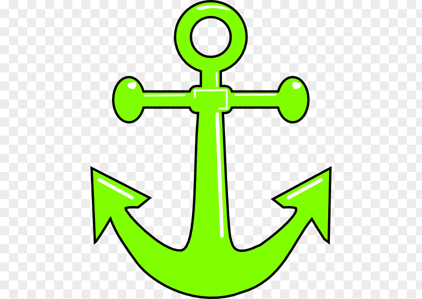 Green Anchor Clip Art PNG