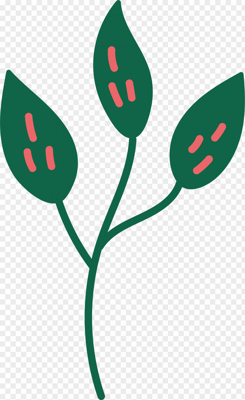 Logo Leaf Green Line M PNG