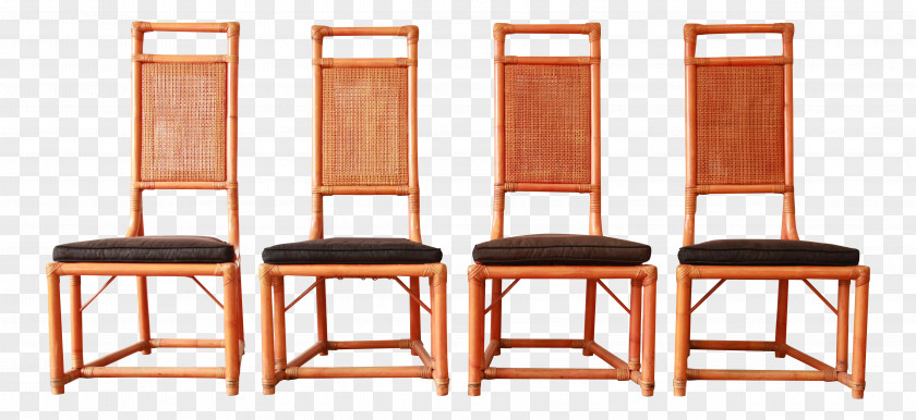 Rattan Furniture Chair Wood Garden PNG