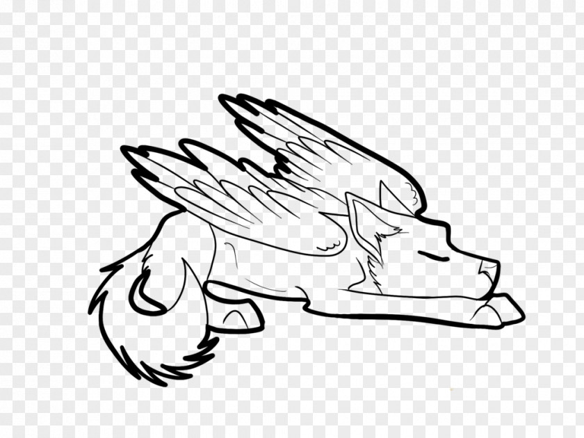 Cute Wolf Drawing Line Art /m/02csf Clip PNG