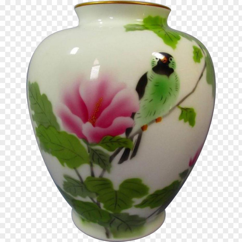 Flower Vase Fukagawa, Tokyo Arita Porcelain Flowerpot PNG